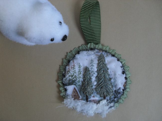 Broder une pendouille de Noël