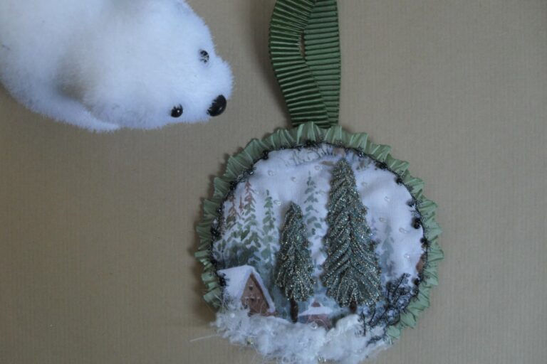 Broder une pendouille de Noël