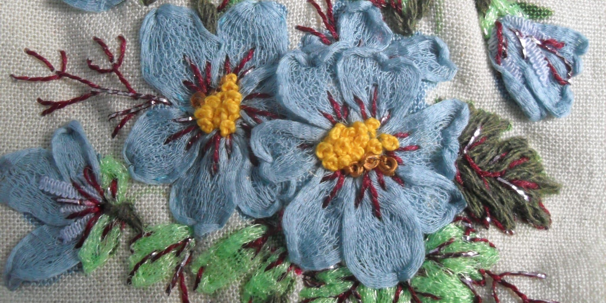 Broder un bouquet (1)