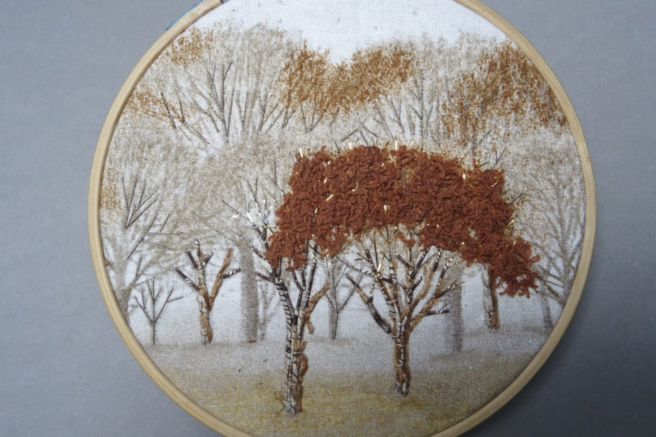 voeux 2020 - Forêt - fils chenille