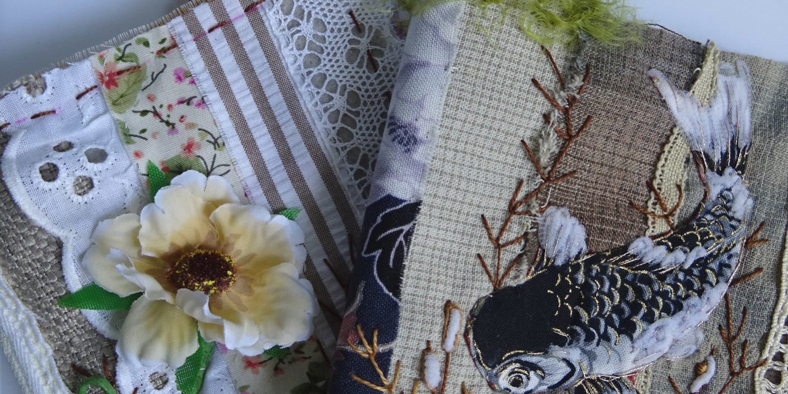 souvenirs brodés mes carnets