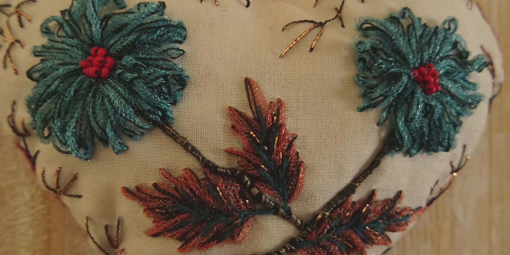 Nuance brodée Fils et Fantaisies Coeur brodé Nuance brodée #9