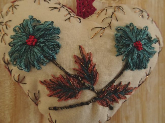 Coeur brodé Nuance brodée #9