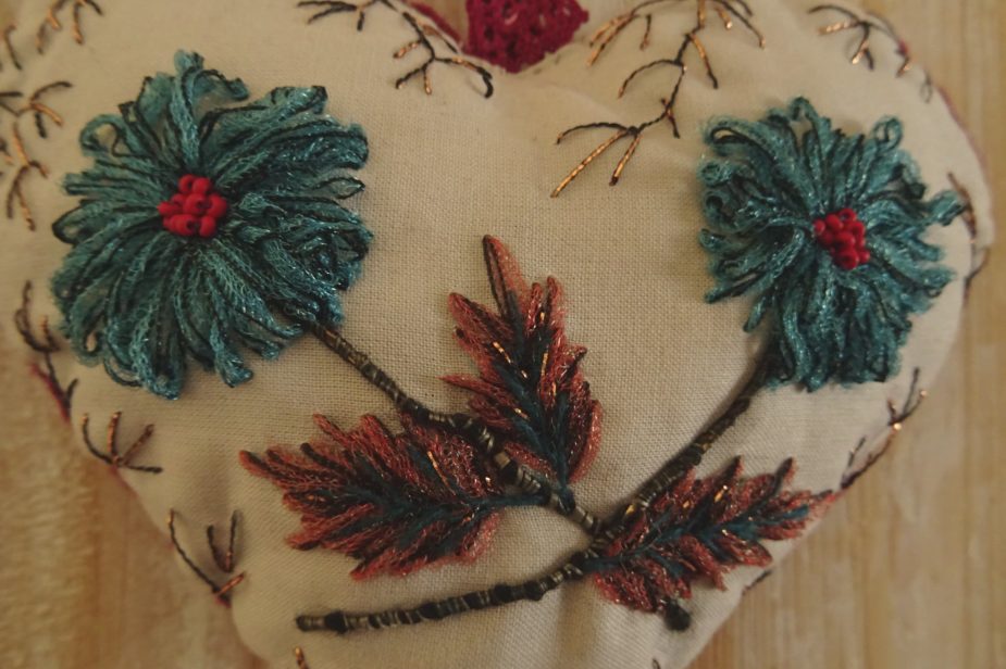 Coeur brodé Nuance brodée #9