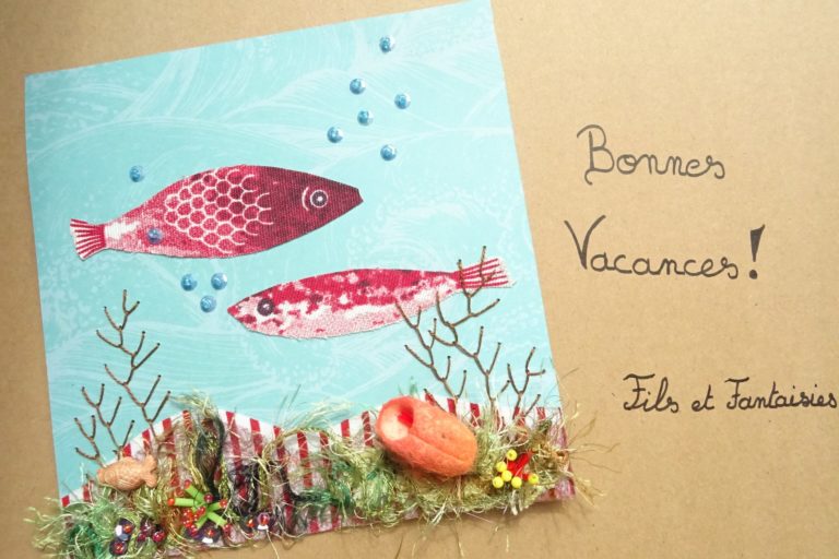 broderie d'embellissement sur papier