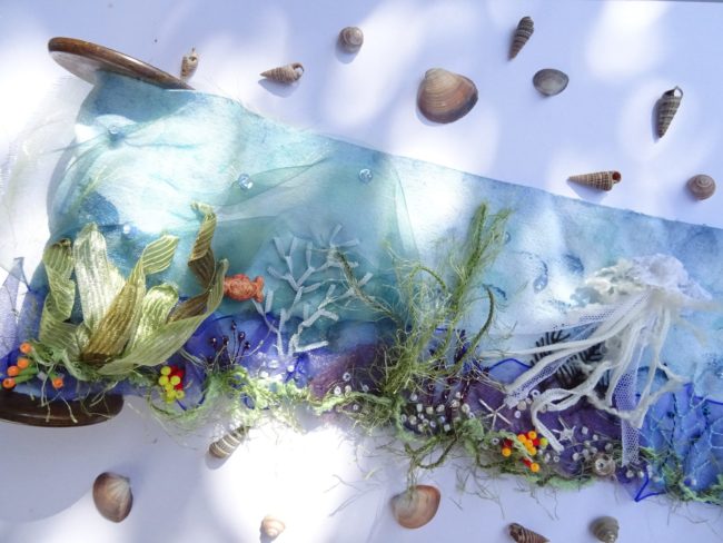 broder un fond marin Fils et Fantaisies Module 7 - Broder un fond marin - Fils et Fantaisies