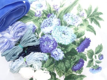 Assortiment Bouquet Rêve Bleu broderie d'embellissement
