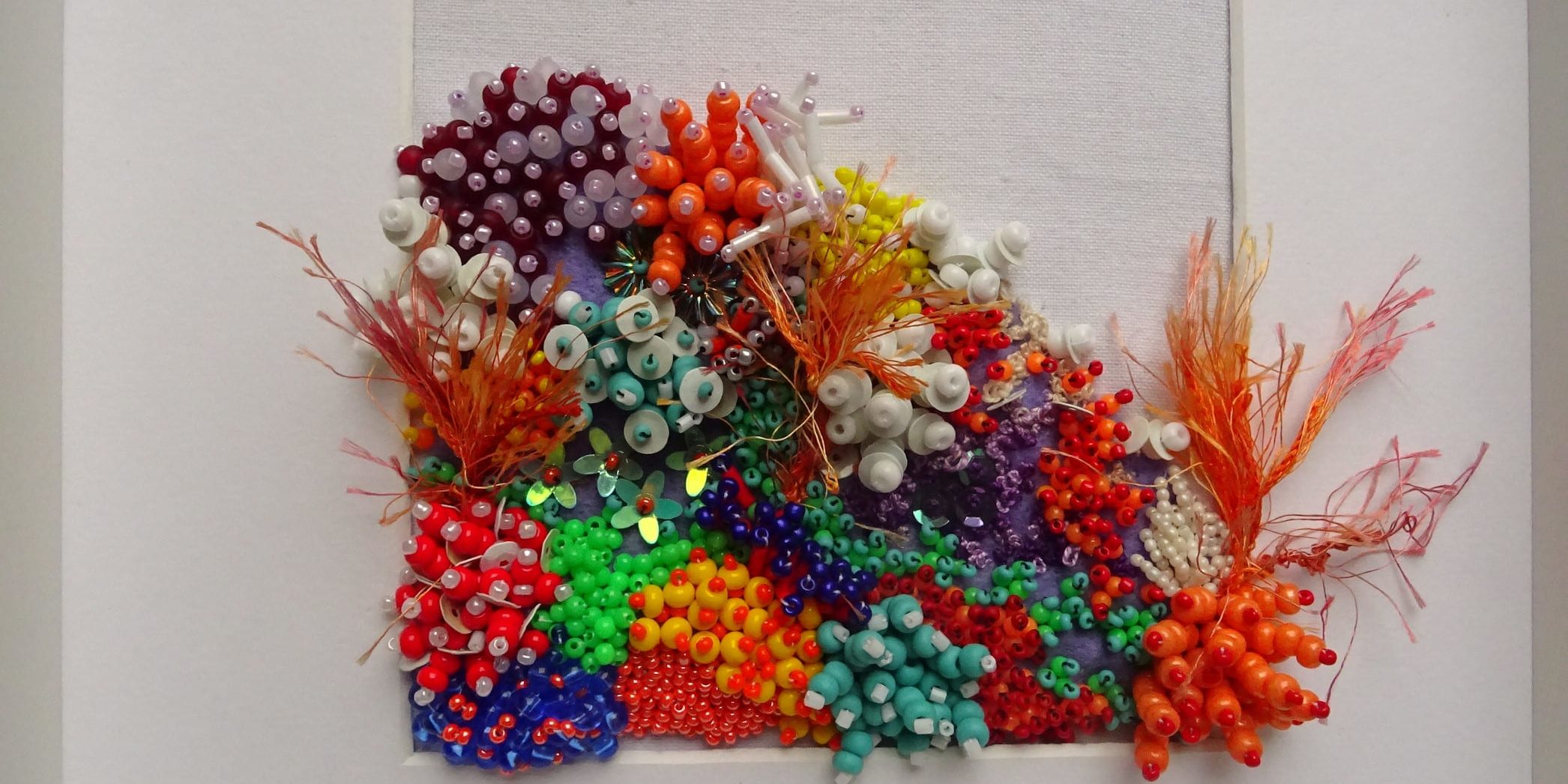 Biodiversité II – Fils et Fantaisies Voeux 2023 - biodiversité, Fils et fantaisies - perlage, broderie d'embellissement et créative