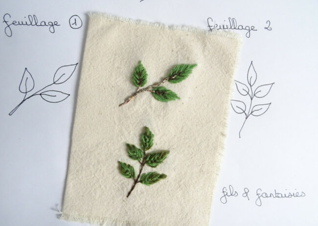 feuillage n°2 Fils et Fantaisies