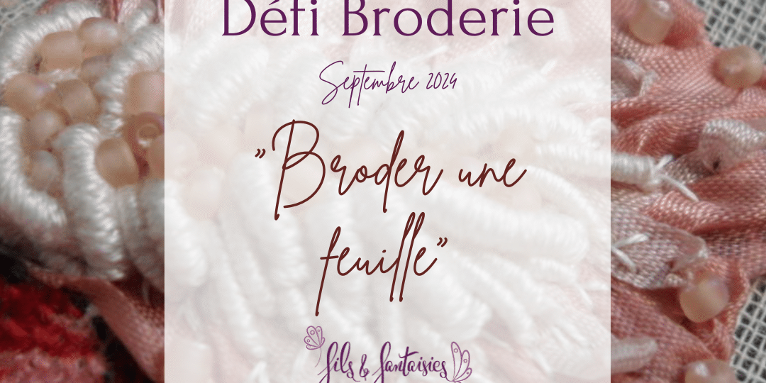 Green Pink Cute Happy Nowruz Instagram Post(6) défi broderie fils et fantaisies - broder une feuille - broderie d'embellissement ou broderie créative ou broderie fantaisie